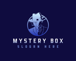 Mysterious Investigator Mobster logo design