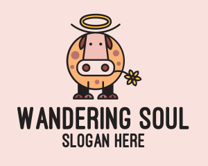 Holy Cow Cartoon  logo design