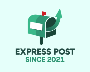 Arrow Postal Mailbox  logo design