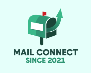 Arrow Postal Mailbox  logo design