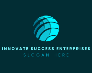 Sphere Globe Enterprise logo design