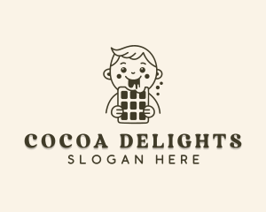 Kid Chocolate Bar logo design