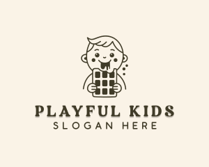 Kid Chocolate Bar logo design