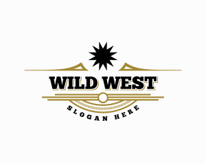 Western Cowboy Starburst logo