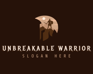 Gladiator Warrior Helmet logo design