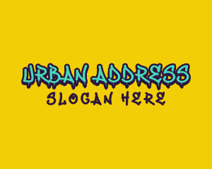 Urban Skate Graffiti logo design