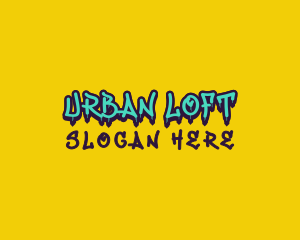 Urban Skate Graffiti logo design