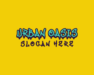 Urban Skate Graffiti logo design