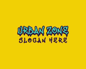 Urban Skate Graffiti logo design