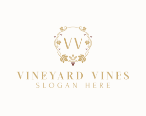 Grape Vineyard Winery logo design