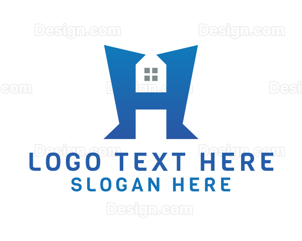 Geometric H House Logo