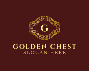 Golden Chain Wedding Planner logo design