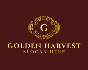 Golden Chain Wedding Planner logo design