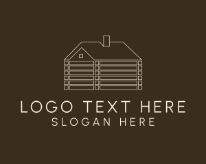 Minimalist Log Cabin  logo