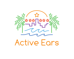 Tropical City Oasis logo design