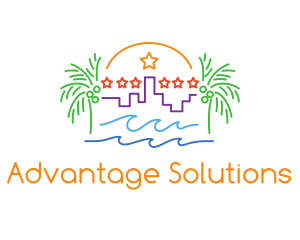 Tropical City Oasis logo design