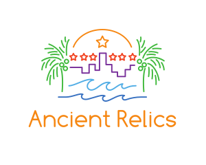 Tropical City Oasis logo design