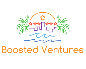 Tropical City Oasis logo design