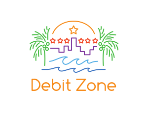 Tropical City Oasis logo design