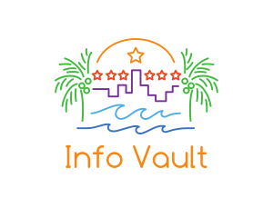 Tropical City Oasis logo design