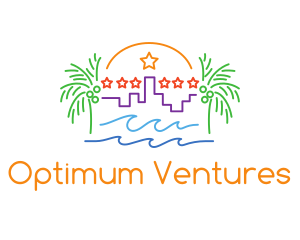 Tropical City Oasis logo design