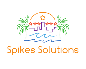 Tropical City Oasis logo design