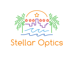 Tropical City Oasis logo design