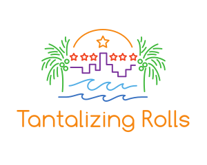 Tropical City Oasis logo design