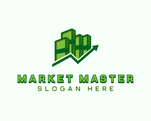 Cash Stock Market logo design