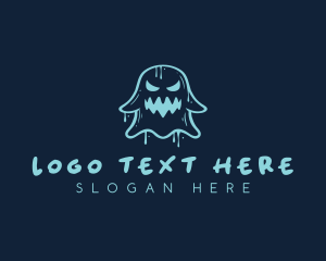 Spooky Ghost Graffiti logo