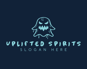 Spooky Ghost Graffiti logo design