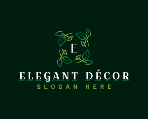 Elegant Leaf Gardening logo design