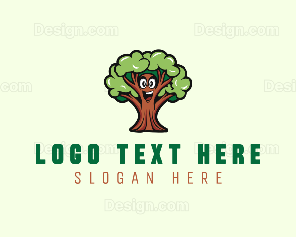 Sustainable Tree Planting Logo