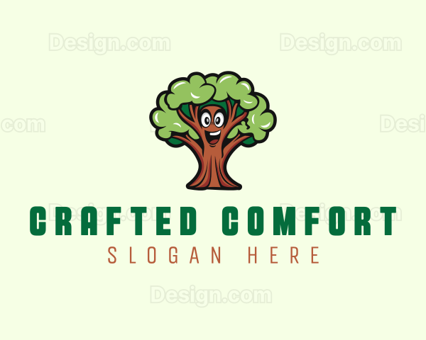 Sustainable Tree Planting Logo