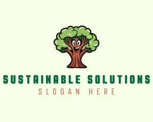 Sustainable Tree Planting logo design