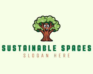 Sustainable Tree Planting logo design