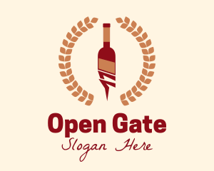 Winery Bottle Opener  logo design