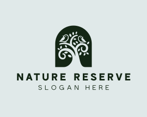 Nature Eco Tree logo design