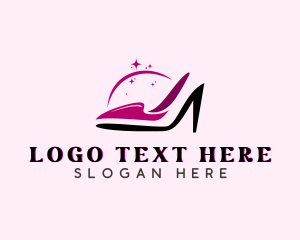 Feminine High Heel Stiletto  logo design