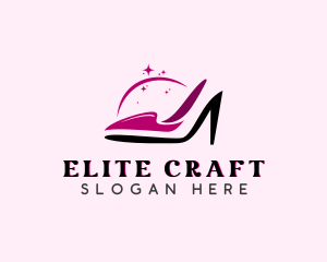 Feminine High Heel Stiletto  logo design