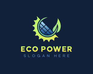 Renewable Energy Solar logo design