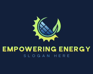 Renewable Energy Solar logo design