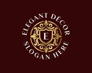 Elegant Ornament Crest logo design