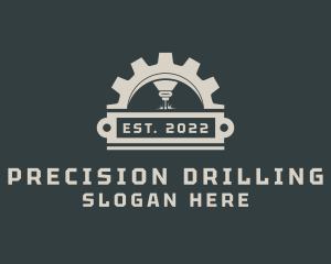 Drill Engineering Machine logo design