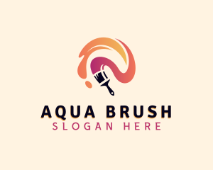 Painting Paint Brush  logo design