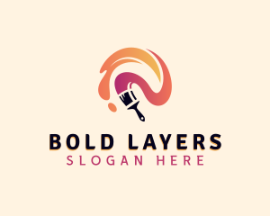 Painting Paint Brush  logo design