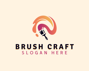 Painting Paint Brush  logo design