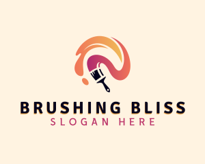 Painting Paint Brush  logo design