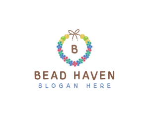 Bracelet Jewelry Beads logo design