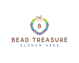 Bracelet Jewelry Beads logo design